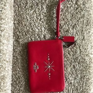 Coach small wristlet